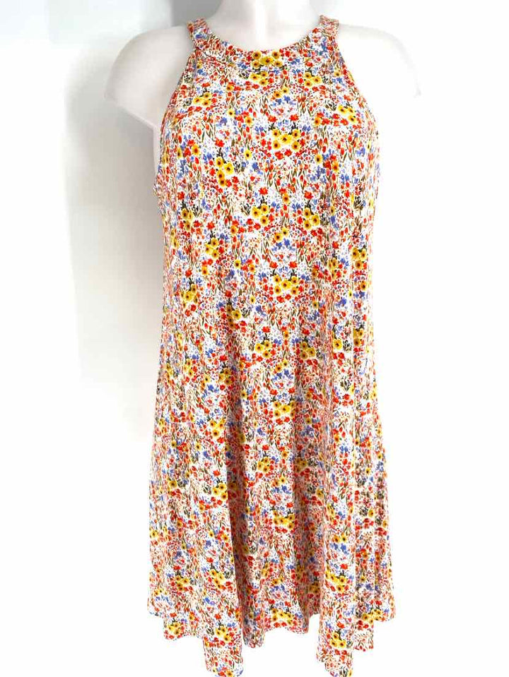 Size L LOFT Multi-Color Dress