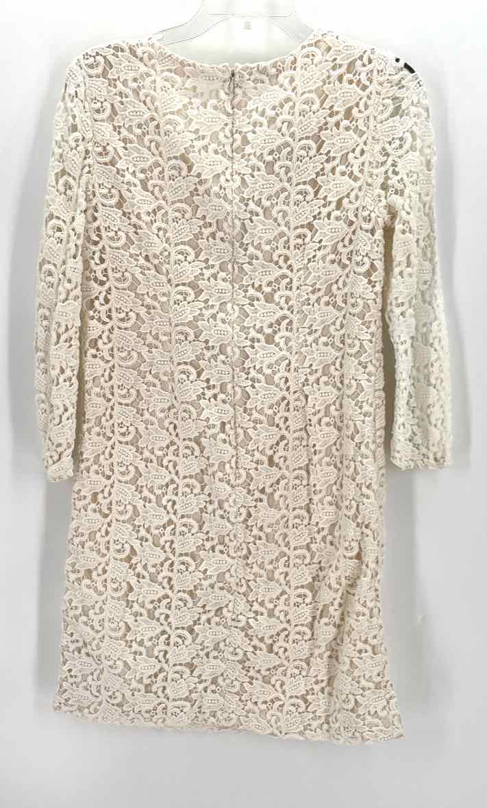 Size 6 Talbots Cream Dress