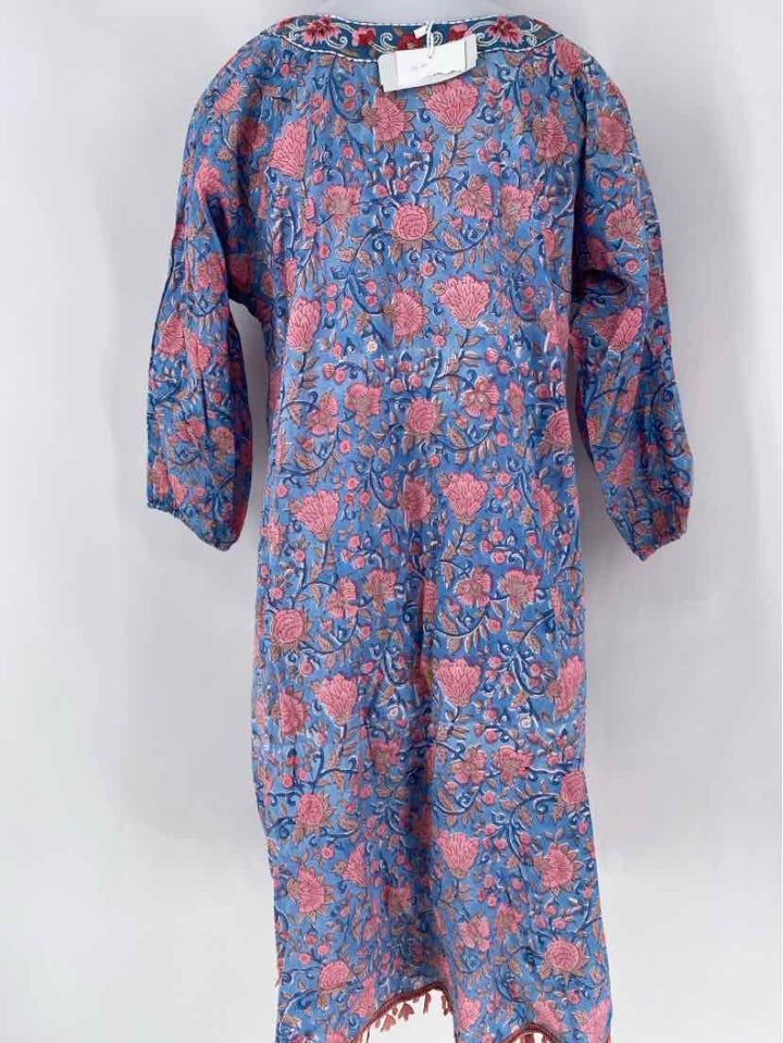 Size M Blue Print Dress