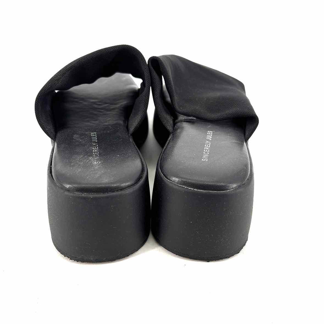 Shoe Size 8.5 SINCERELY JULES Black Sandals