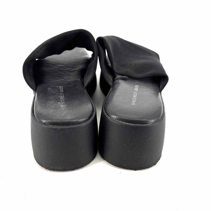 Shoe Size 8.5 SINCERELY JULES Black Sandals