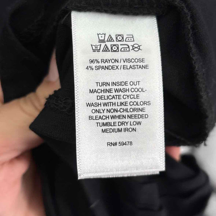 Size 2X CYNTHIA ROWLEY Black Dress