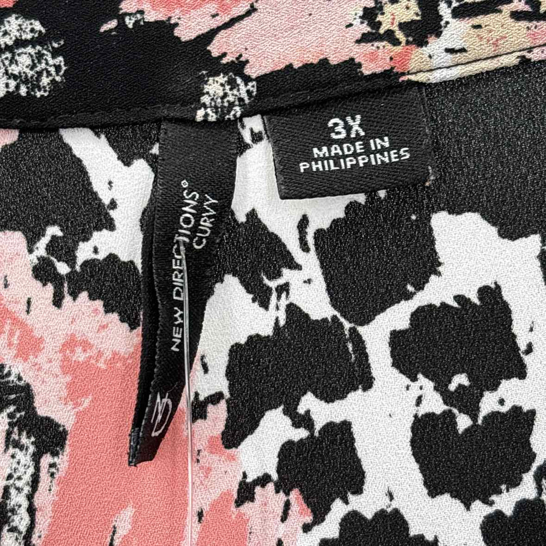 Size 3X NEW DIRECTION Multi-Color Shirt