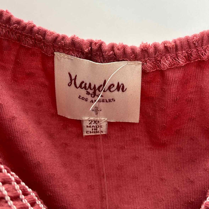 Size 2X HAYDEN Pink Dress