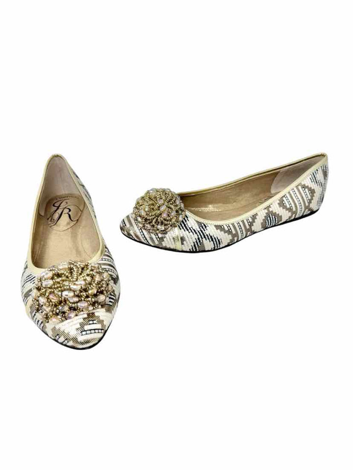 Shoe Size 9 J RENEE Gold Flats