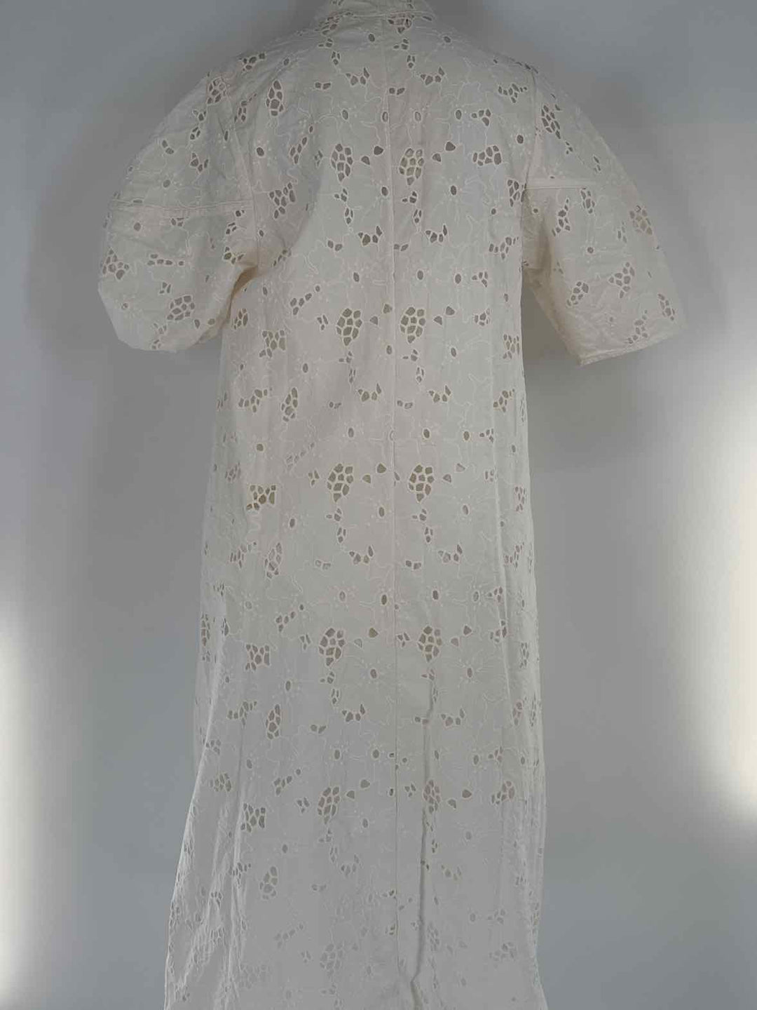 Size M EVERLANE Ivory Crochet Dress
