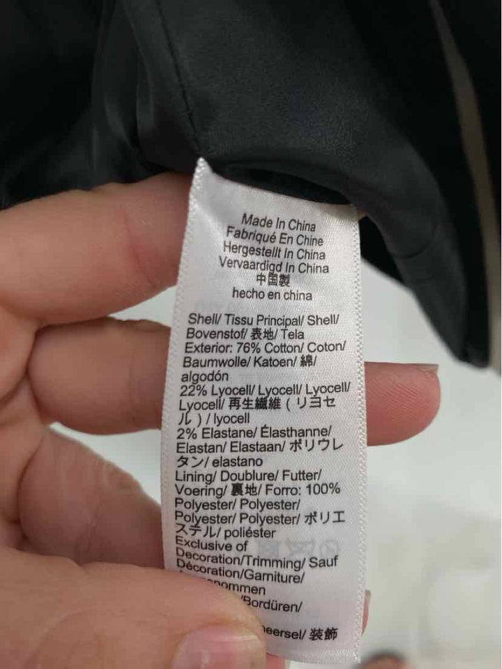 Size 0 J Crew Black Velour Blazer