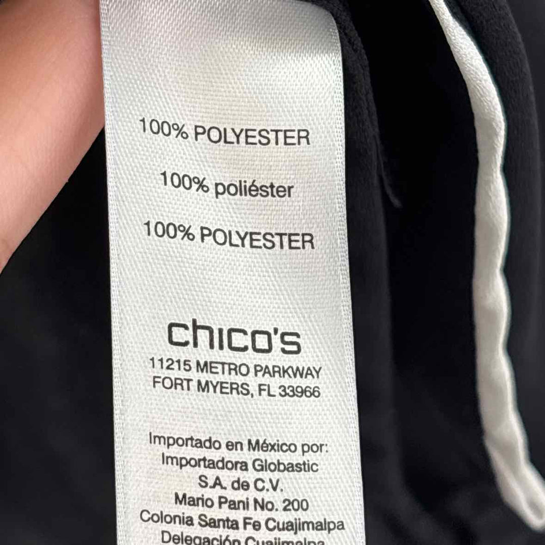 Size S Chico's Black Shirt