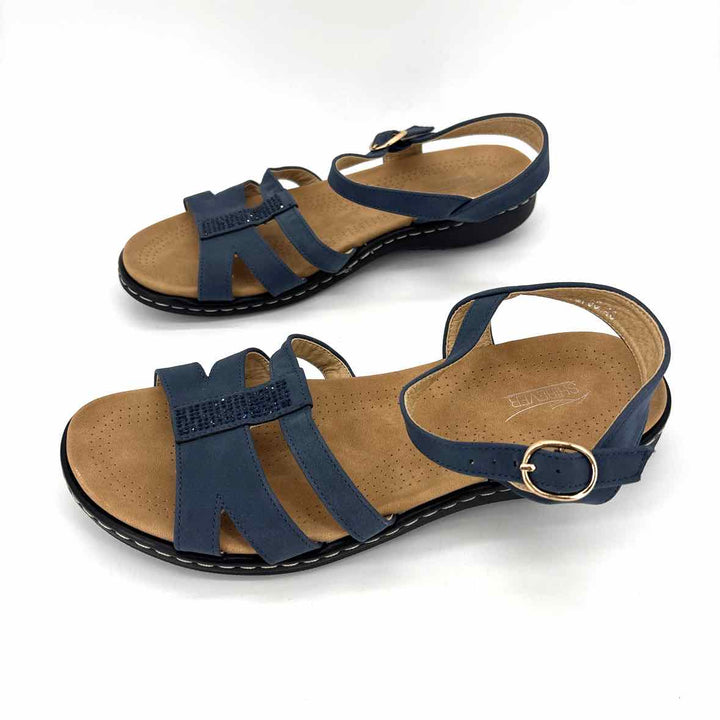 Shoe Size 40 Navy Sandals