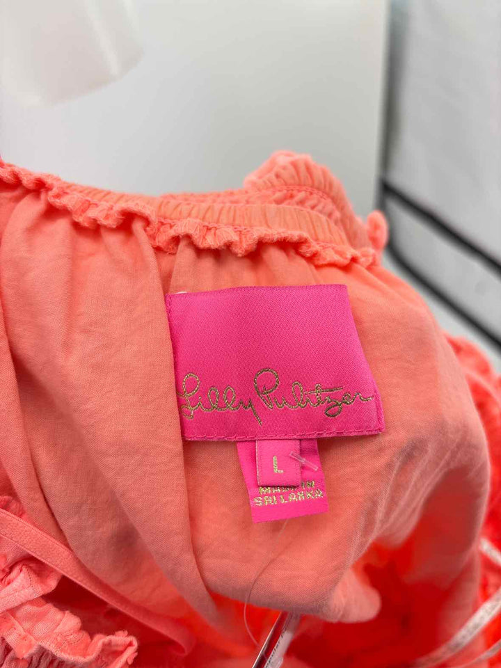 Size L Lilly Pulitzer Orange Dress