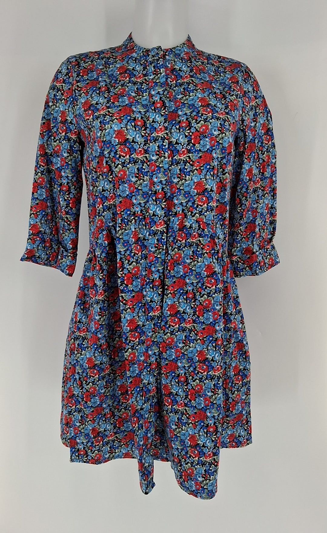 Size S TUCKERNUCK Blue Print Dress