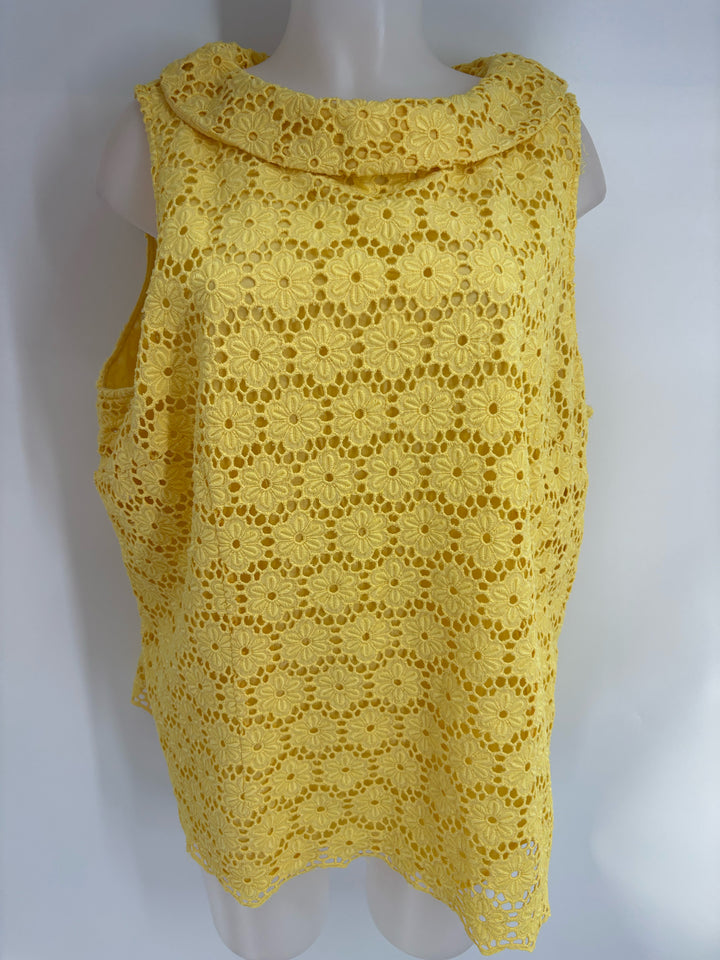 Size 20P Talbots Yellow Shirt