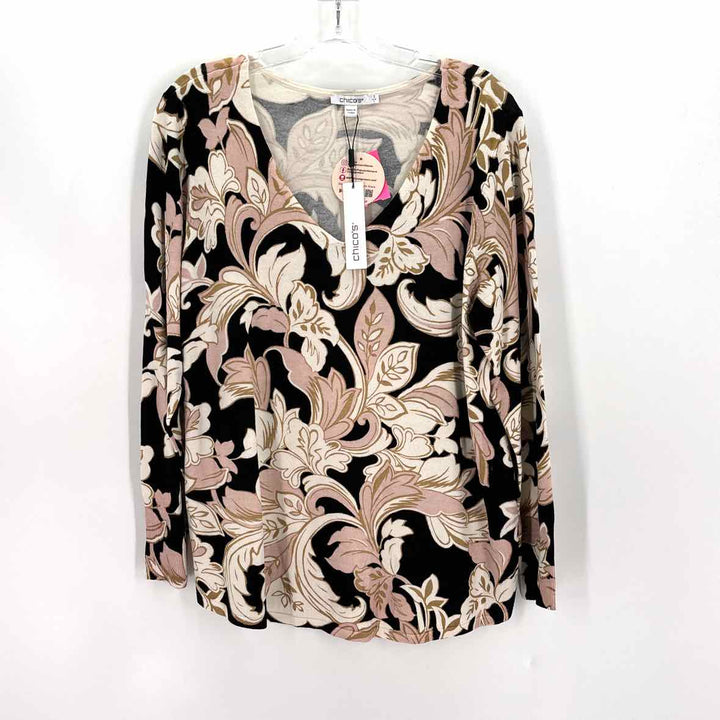 Size L Chico's Black Sweater