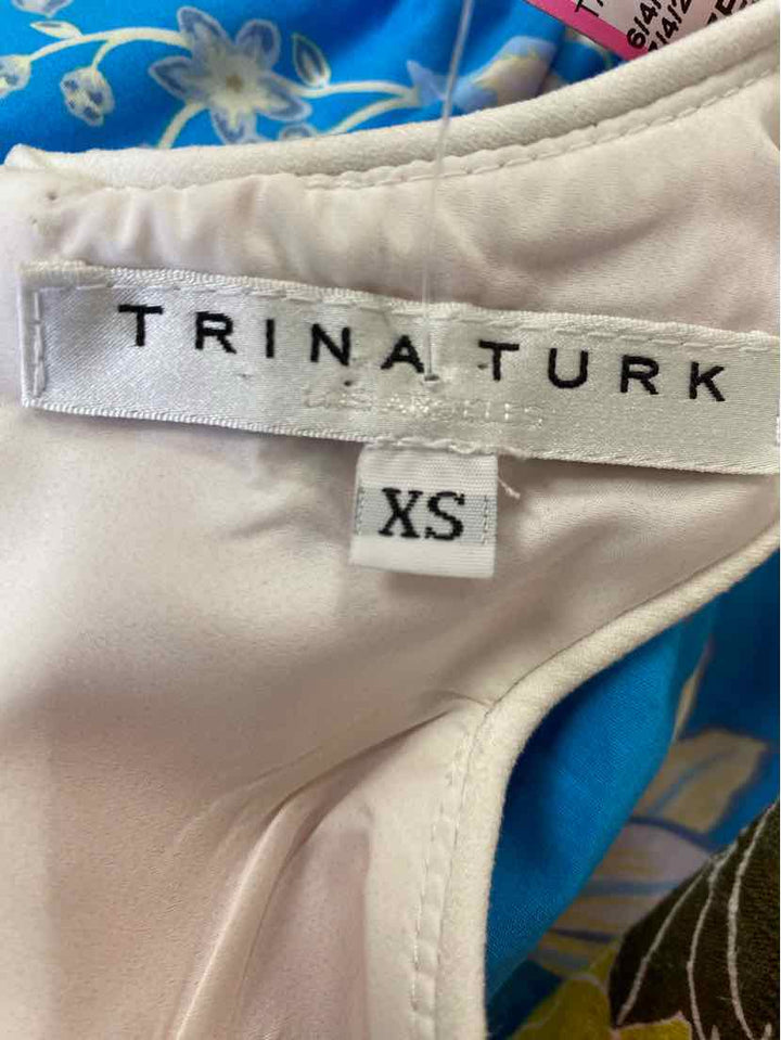 Size XS TRINA TURK Multi-Color Shirt