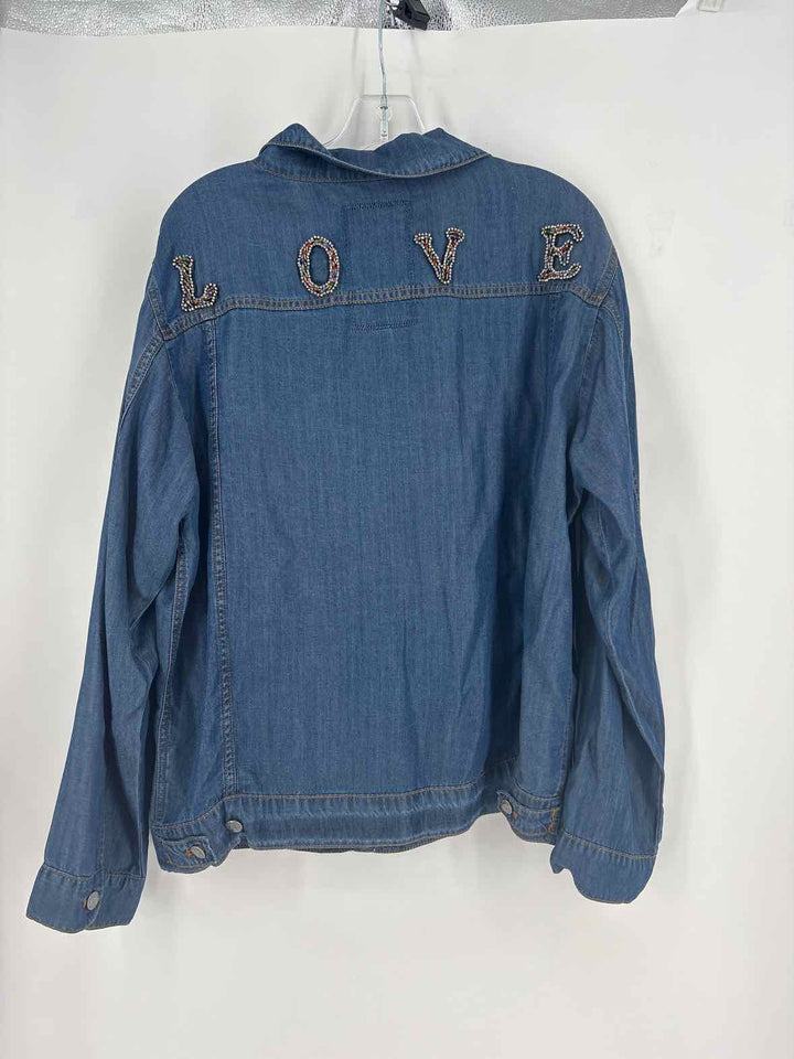 Size L Johnny Was Denim Jacket