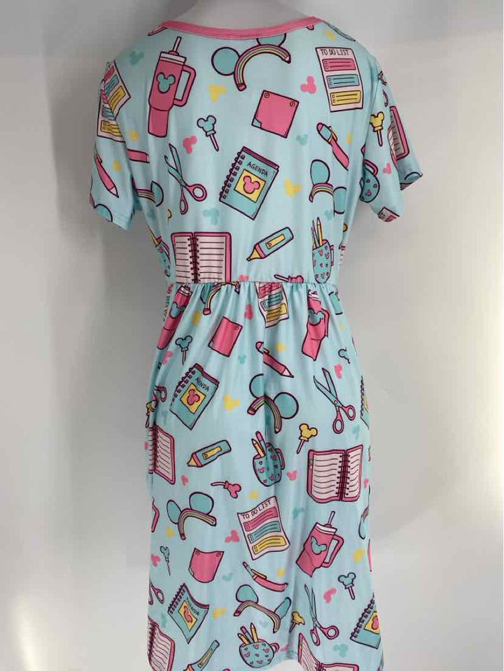 Size L Aqua Dress