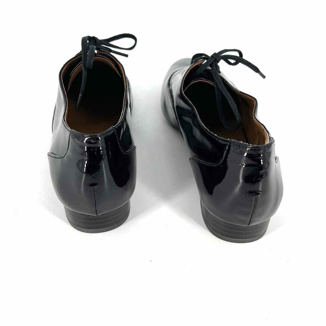 Shoe Size 7.5 Banana Republic Black PATENT Flats