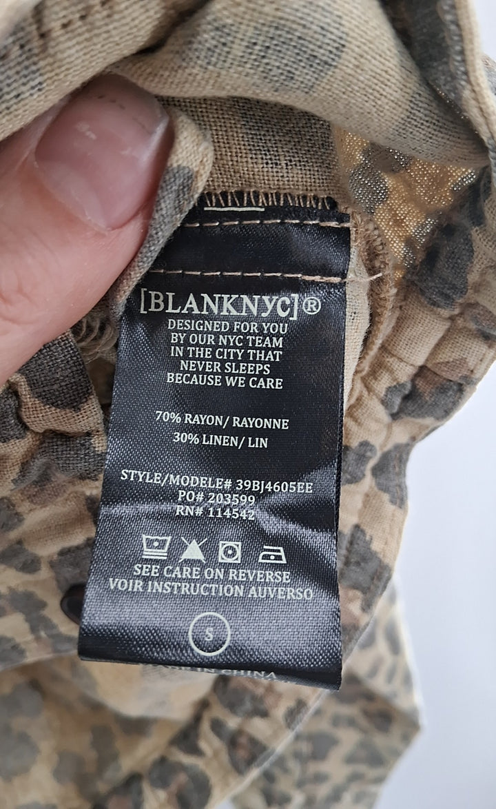 Size S BLANK NYC Tan Shirt