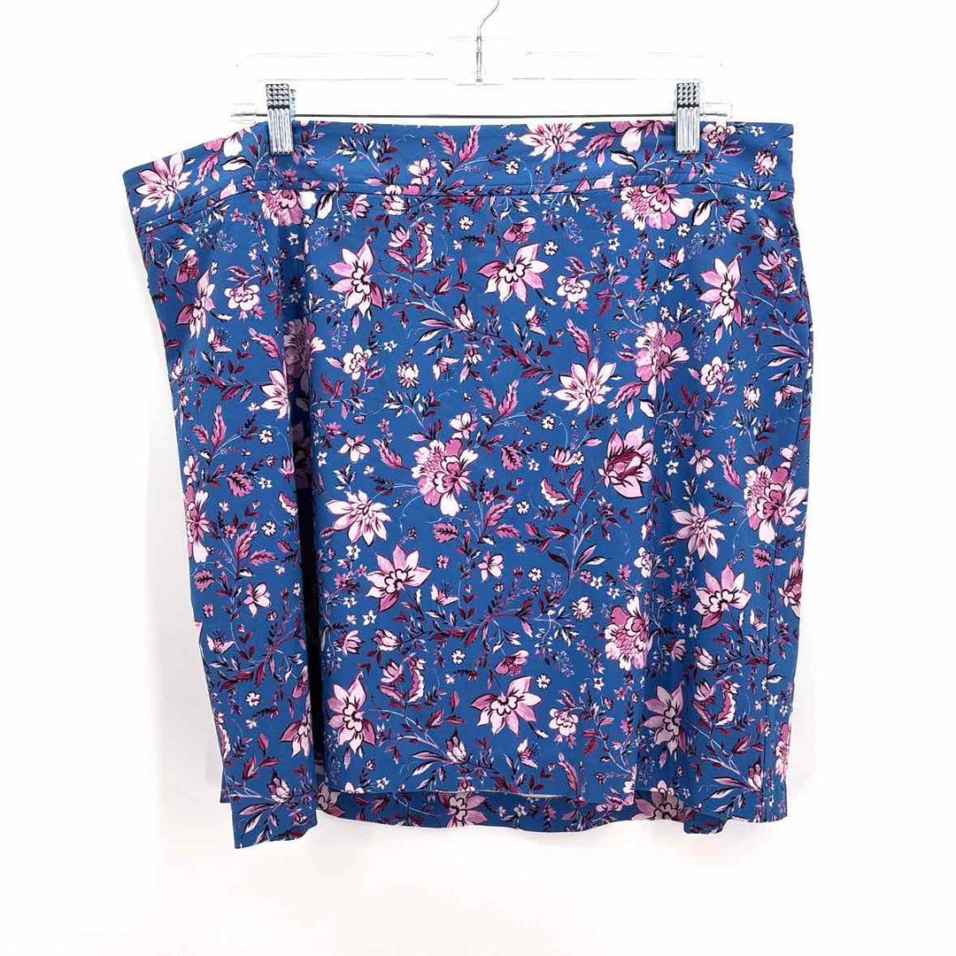 Size 2X J JILL Blue Skirt