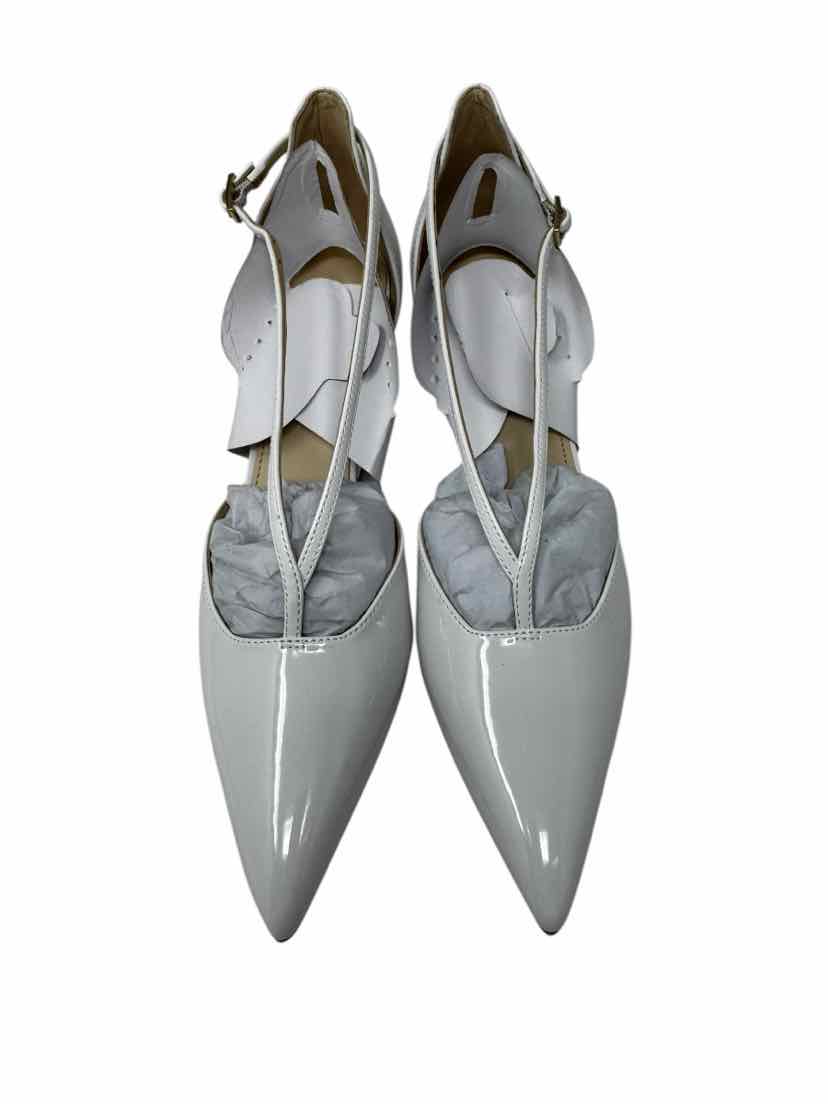 Shoe Size 8 Nine West White PATENT Pumps
