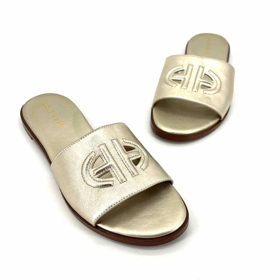 Shoe Size 7.5 Cole Haan Gold Sandals