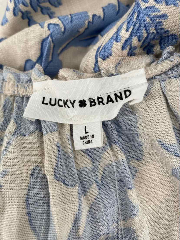 Size L LUCKY Blue Dress