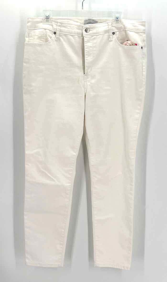 Size 14 CROWN & IVY White Denim Jeans