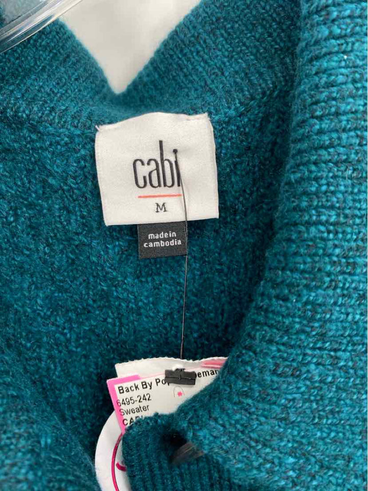 Size M CABI Teal Sweater