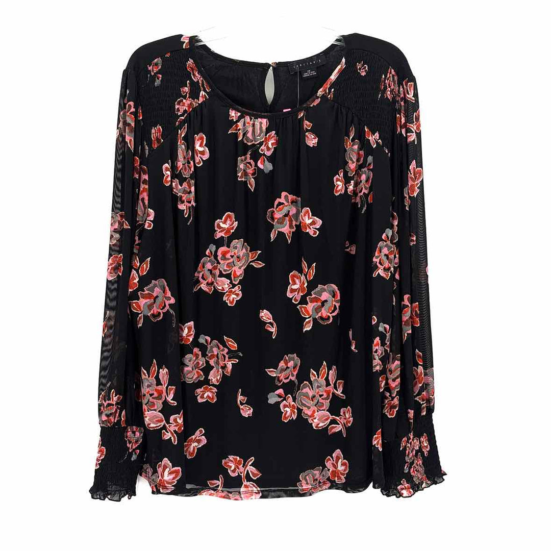 Size 2X Sanctuary Black Mesh Shirt