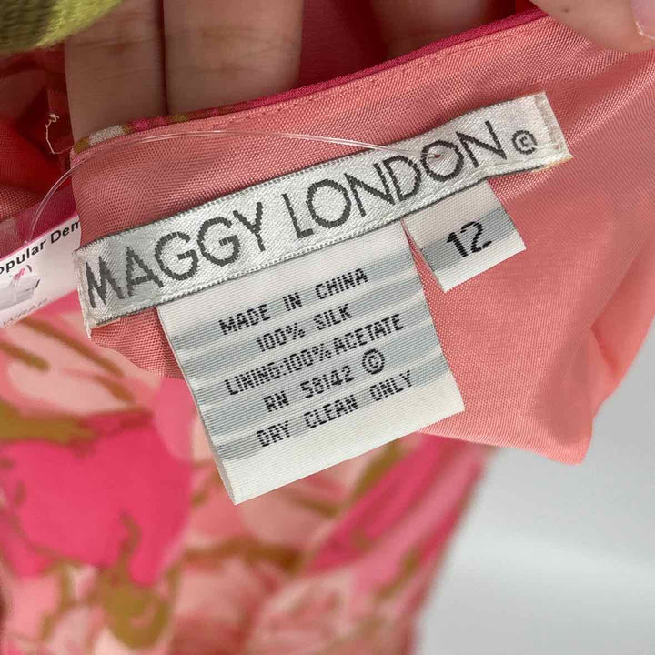 Size 12 MAGGY LONDON Pink Dress