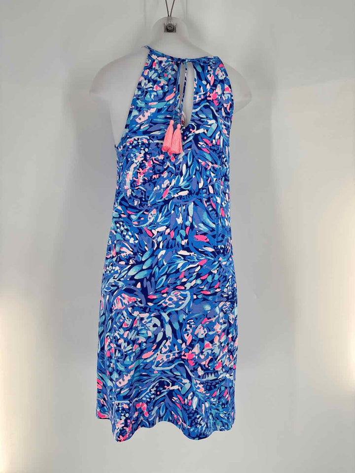 Size M Lilly Pulitzer Blue Print Dress