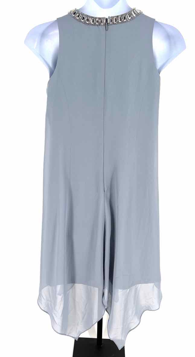 Size 12 Light Blue Chiffon Dress