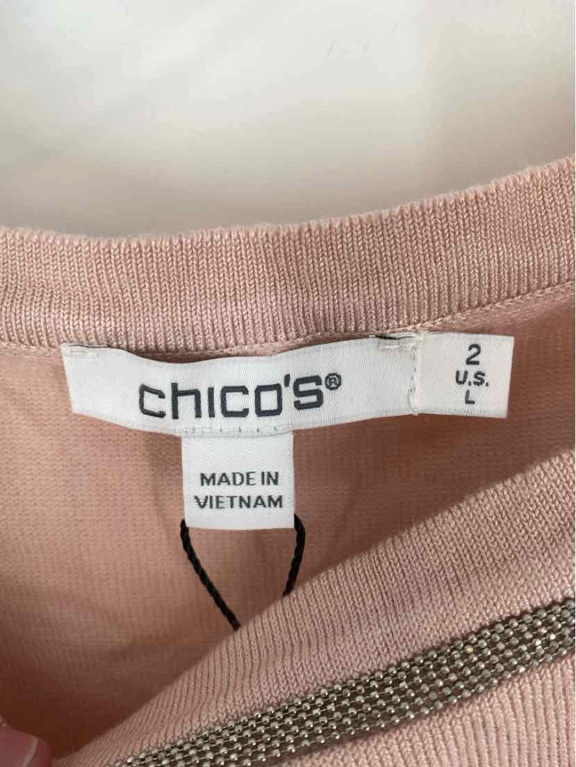 Size L Chico's Pink Shirt