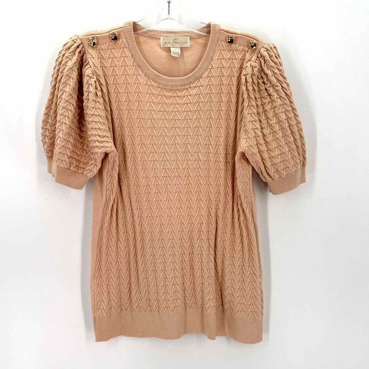 Size L Beige Knit Sweater
