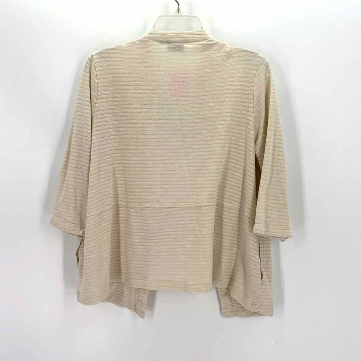 Size 1X KIM ROGERS Ivory Jacket