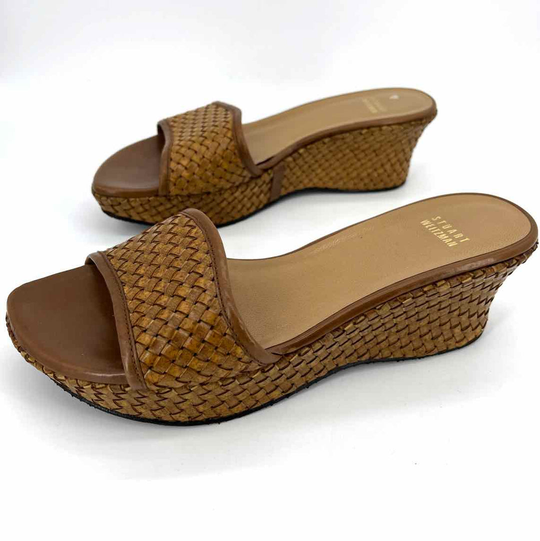 Shoe Size 9 Stuart Weitzman Camel Wedge