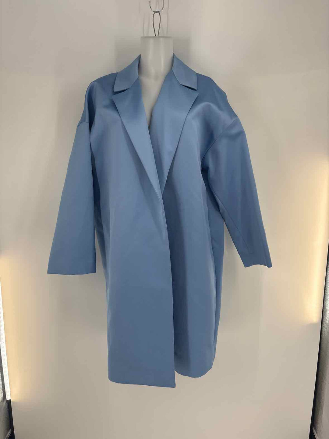 Size M/L LAFAYETTE Blue Sateen Blazer