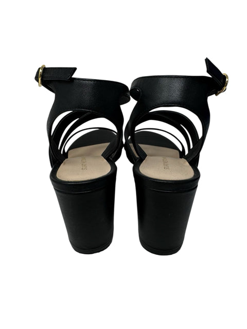 Shoe Size 6 Tory Burch Black Leather Sandals