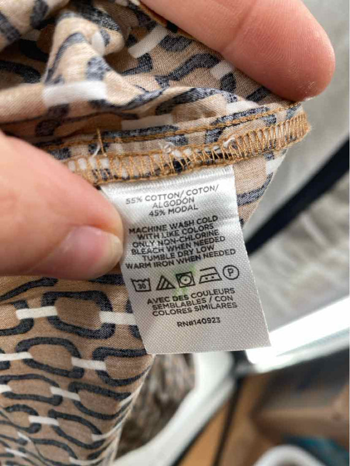 Size L Ann Taylor Tan Shirt