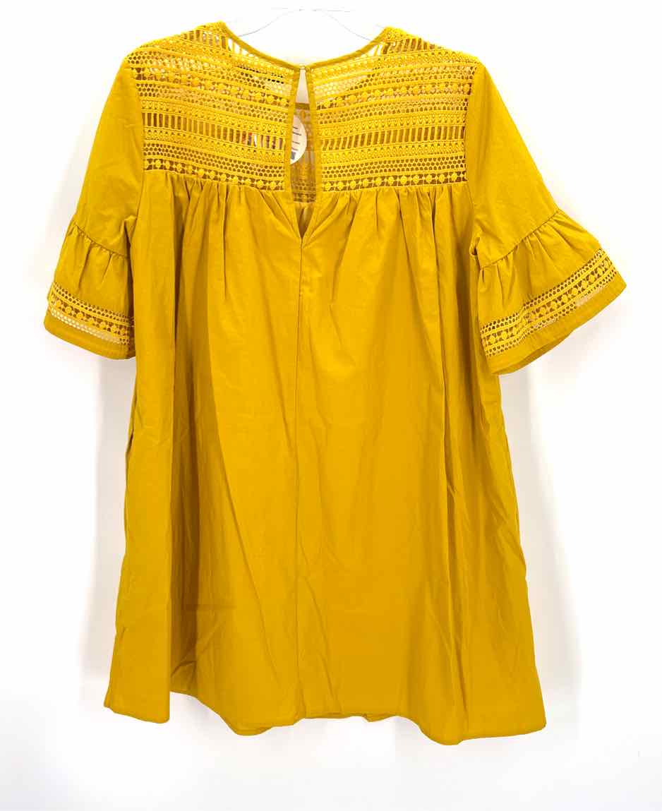 Size M ENGLISH FACTORY Mustard Dress