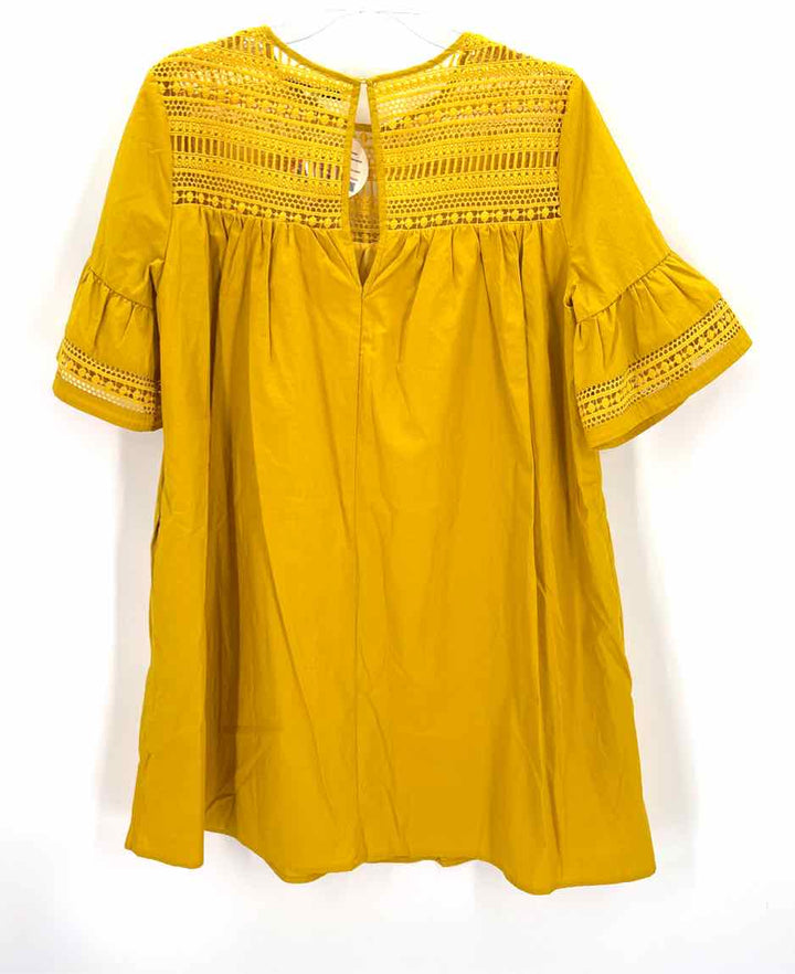 Size M ENGLISH FACTORY Mustard Dress