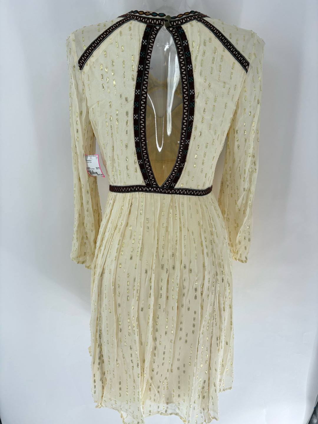 Size M FREE PEOPLE Tan Knit Dress