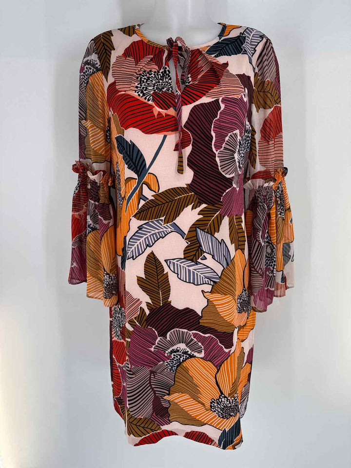 Size 8 DONNA RICO Multi-Color Dress