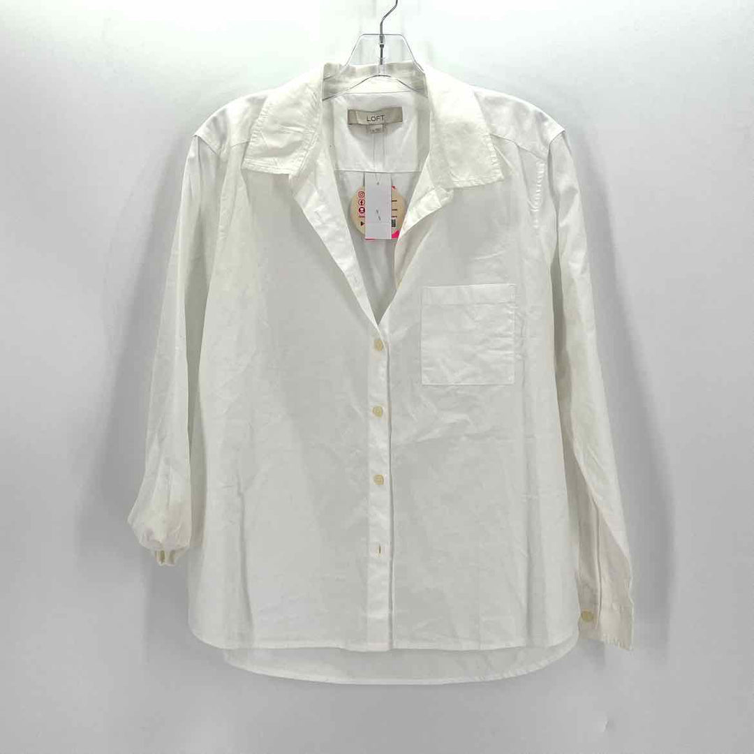 Size M LOFT White Shirt