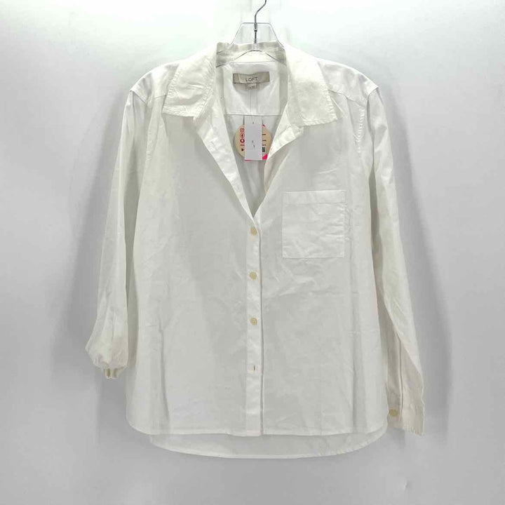Size M LOFT White Shirt
