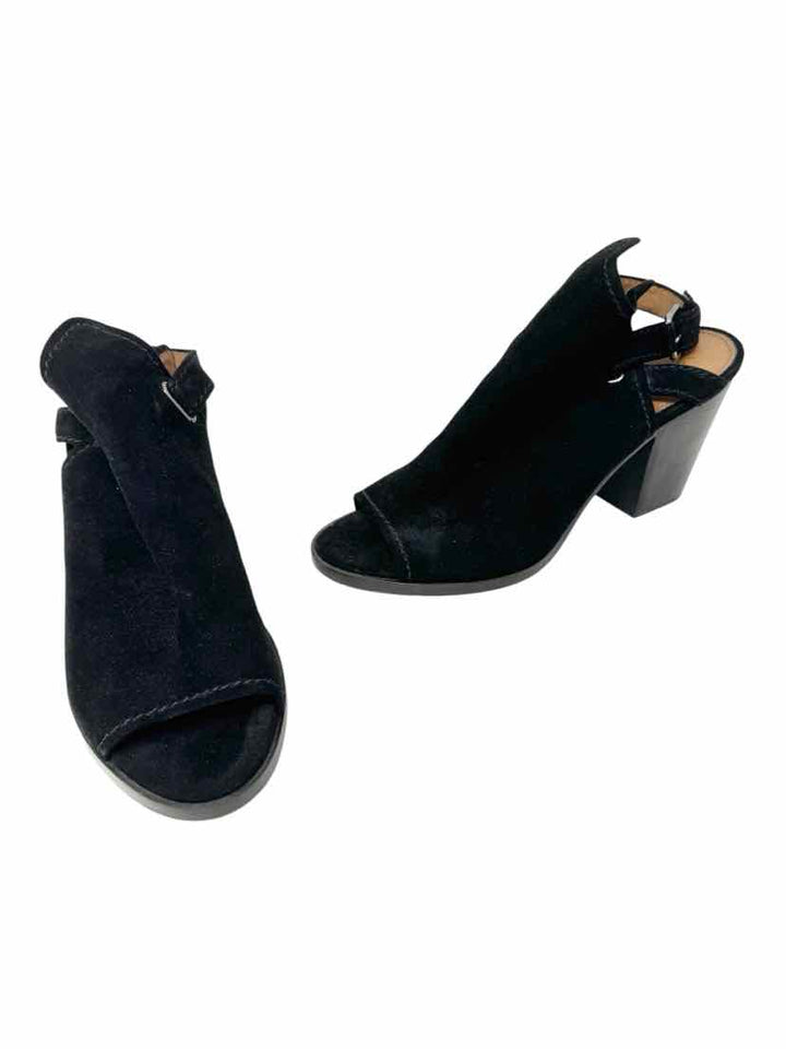 Shoe Size 10 Frye Black Suede Pumps