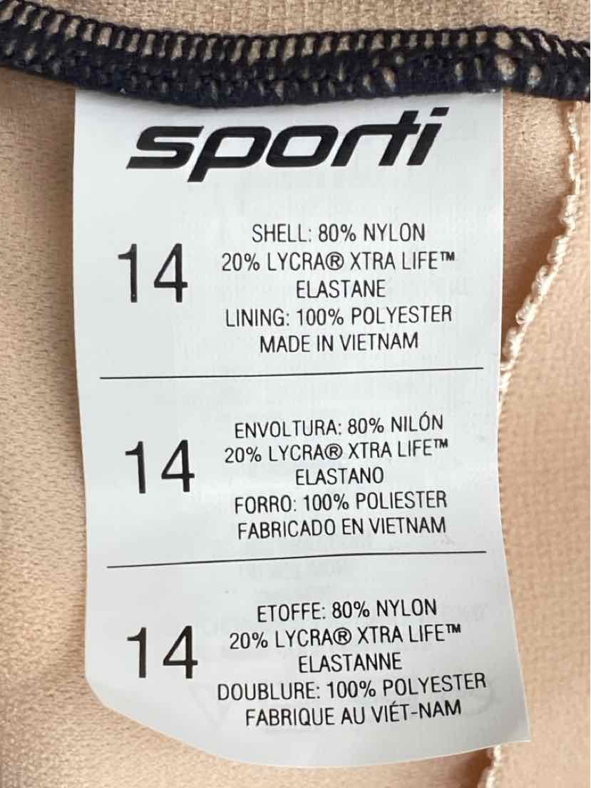 Size 14 Yellow Swimsuit