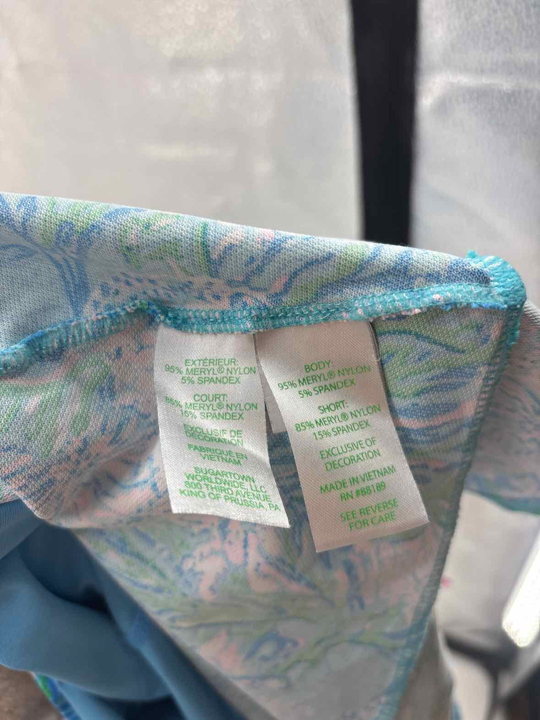 Size S Lilly Pulitzer Blue Print Skirt