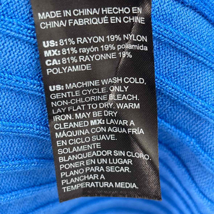 Size M White House Black Market Blue Sweater