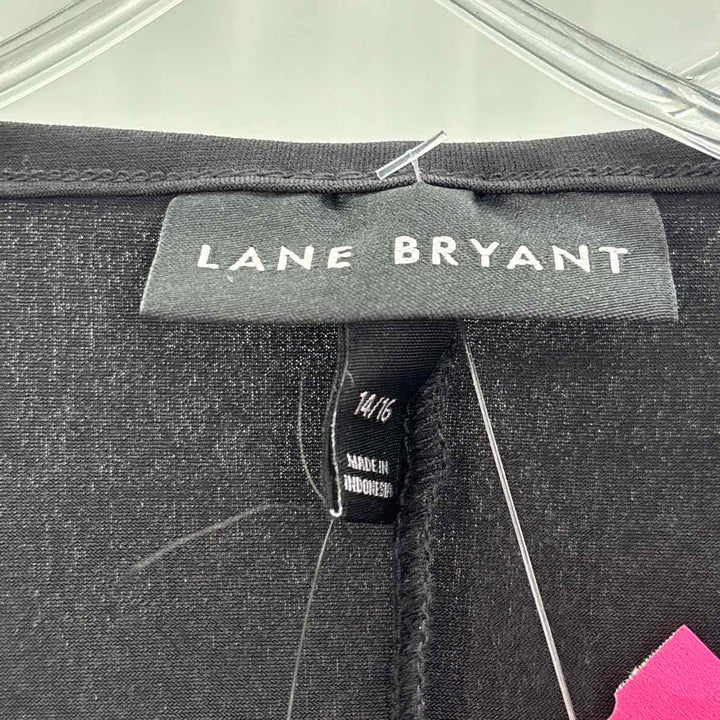 Size 14/16 LANE BRYANT Black Shirt